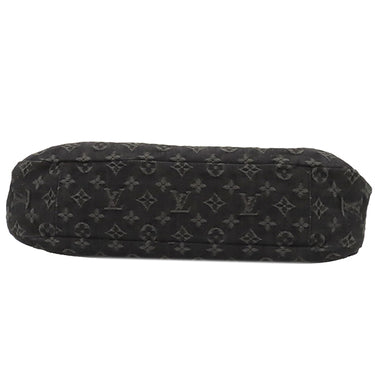 ルイヴィトン LOUIS VUITTON デイリー PM M40494 ブラック モノグラムデニム ショルダーバッグ ゴールド金具 黒