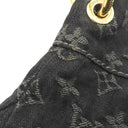 ルイヴィトン LOUIS VUITTON デイリー PM M40494 ブラック モノグラムデニム ショルダーバッグ ゴールド金具 黒