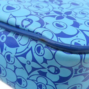 ルイヴィトン LOUIS VUITTON ポシェット コスミック M93167 ブルー PVC アクセサリーポーチ ゴールド金具 村上隆 ポーチ ハンドバッグ