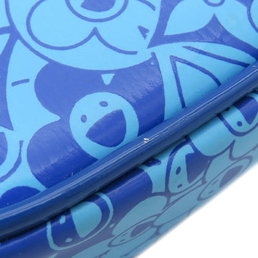 ルイヴィトン LOUIS VUITTON ポシェット コスミック M93167 ブルー PVC アクセサリーポーチ ゴールド金具 村上隆 ポーチ ハンドバッグ