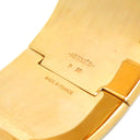 エルメス HERMES クリッククラックH エクストラワイド PM グリーン×ゴールド GP エナメル ブレスレット ゴールド金具 Hブレス