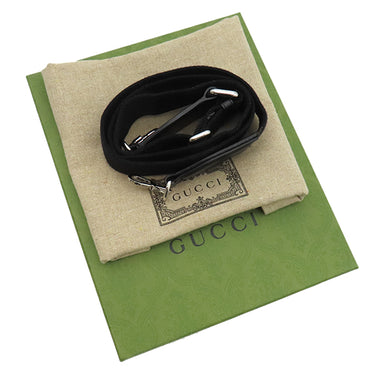 グッチ GUCCI GGマトラッセ トップハンドル 723776 ブラック レザー ナイロン 2WAYバッグ シルバー金具 黒