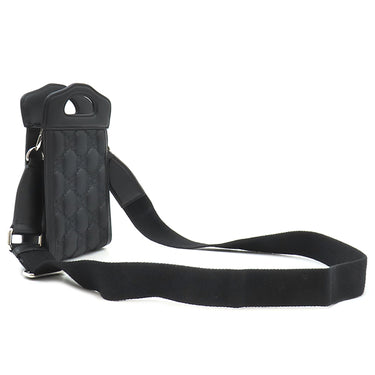 グッチ GUCCI GGマトラッセ トップハンドル 723776 ブラック レザー ナイロン 2WAYバッグ シルバー金具 黒