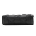 グッチ GUCCI GGマトラッセ トップハンドル 723776 ブラック レザー ナイロン 2WAYバッグ シルバー金具 黒