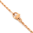 エルメス HERMES ポップアッシュ ミニ ペンダント グリーン×ピンクゴールド GP ラッカー ネックレス ローズゴールド金具 Hモチーフ PG RG