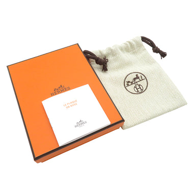 エルメス HERMES ポップアッシュ ミニ ペンダント グリーン×ピンクゴールド GP ラッカー ネックレス ローズゴールド金具 Hモチーフ PG RG