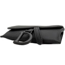 クリスチャン・ディオール Christian Dior サドル ナノ ブラック レザー チェーンウォレット マットブラック金具 黒 チェーンショルダー ポーチ