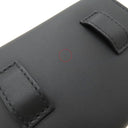 クリスチャン・ディオール Christian Dior サドル ナノ ブラック レザー チェーンウォレット マットブラック金具 黒 チェーンショルダー ポーチ