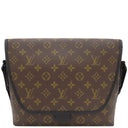 ルイヴィトン LOUIS VUITTON マグネティック メッセンジャー M45557 モノグラム モノグラム マカサー ショルダーバッグ ブラック金具 茶 黒