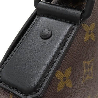ルイヴィトン LOUIS VUITTON マグネティック メッセンジャー M45557 モノグラム モノグラム マカサー ショルダーバッグ ブラック金具 茶 黒