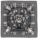 エルメス HERMES カレ55 CARRE ブラック×ホワイト シルク スカーフ 【HOT TO TROT】