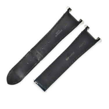 カルティエ Cartier 純正 パシャ 41mm用 クロコバンド ネイビー クロコダイル 腕時計パーツ 尾錠用 ベルト 純正 パーツ付き マットクロコ 21ｍｍ ネイビー 紺