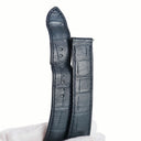 カルティエ Cartier 純正 パシャ 41mm用 クロコバンド ネイビー クロコダイル 腕時計パーツ 尾錠用 ベルト 純正 パーツ付き マットクロコ 21ｍｍ ネイビー 紺