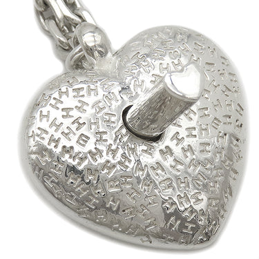 エルメス HERMES ヴィンテージ ハートモチーフ シルバー シルバー925 チャーム キーホルダー AG925