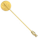 エルメス HERMES セリエ ピンブローチ ゴールド GP ブローチ