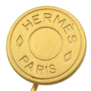 エルメス HERMES セリエ ピンブローチ ゴールド GP ブローチ