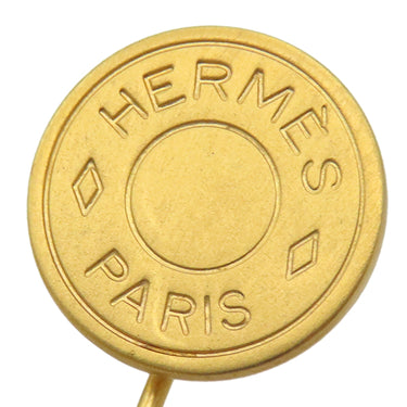 エルメス HERMES セリエ ピンブローチ ゴールド GP ブローチ