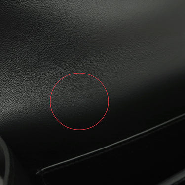 エルメス HERMES コンスタンス3 ミニ ミロワール ブラック ボックスカーフ ショルダーバッグ シルバー金具 黒