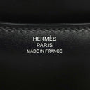 エルメス HERMES コンスタンス3 ミニ ミロワール ブラック ボックスカーフ ショルダーバッグ シルバー金具 黒
