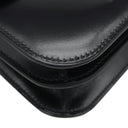 エルメス HERMES コンスタンス3 ミニ ミロワール ブラック ボックスカーフ ショルダーバッグ シルバー金具 黒