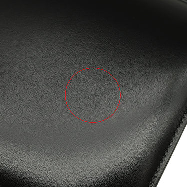 エルメス HERMES コンスタンス3 ミニ ミロワール ブラック ボックスカーフ ショルダーバッグ シルバー金具 黒