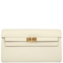 エルメス HERMES ケリーウォレット ロング トゥーゴー べトン エバーカラー 長財布 ゴールド金具 ショルダー