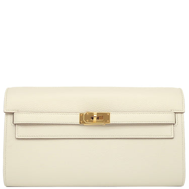 エルメス HERMES ケリーウォレット ロング トゥーゴー べトン エバーカラー 長財布 ゴールド金具 ショルダー