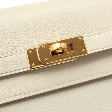 エルメス HERMES ケリーウォレット ロング トゥーゴー べトン エバーカラー 長財布 ゴールド金具 ショルダー