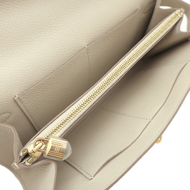 エルメス HERMES ケリーウォレット ロング トゥーゴー べトン エバーカラー 長財布 ゴールド金具 ショルダー