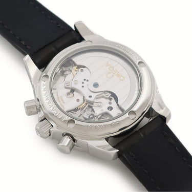 腕時計 オメガ OMEGA デ ヴィル コーアクシャル クロノグラフ 4877.60.37 自動巻き レディース 純正ダイヤ デイト クロノメーター