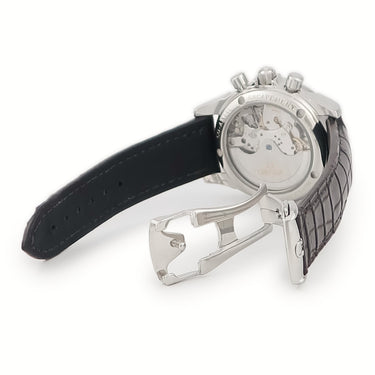 腕時計 オメガ OMEGA デ ヴィル コーアクシャル クロノグラフ 4877.60.37 自動巻き レディース 純正ダイヤ デイト クロノメーター