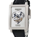 腕時計 ピエールクンツ PIERREKUNZ キュピドン M102STR 手巻き メンズ OH済み K18WG無垢 ハート レトログラード スケルトン 角型