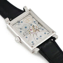 腕時計 ピエールクンツ PIERREKUNZ キュピドン M102STR 手巻き メンズ OH済み K18WG無垢 ハート レトログラード スケルトン 角型