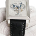 腕時計 ピエールクンツ PIERREKUNZ キュピドン M102STR 手巻き メンズ OH済み K18WG無垢 ハート レトログラード スケルトン 角型