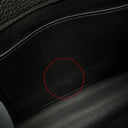 エルメス HERMES サックアデペッシュ 21 ブラック トゴ ショルダーバッグ シルバー金具 黒