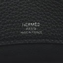 エルメス HERMES サックアデペッシュ 21 ブラック トゴ ショルダーバッグ シルバー金具 黒