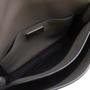 プラダ PRADA トライアングルロゴ 1BD296 グレー レザー ショルダーバッグ シルバー金具 斜め掛け