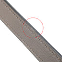 プラダ PRADA トライアングルロゴ 1BD296 グレー レザー ショルダーバッグ シルバー金具 斜め掛け