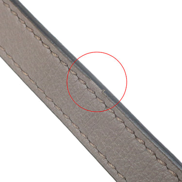 プラダ PRADA トライアングルロゴ 1BD296 グレー レザー ショルダーバッグ シルバー金具 斜め掛け