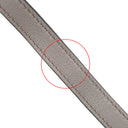 プラダ PRADA トライアングルロゴ 1BD296 グレー レザー ショルダーバッグ シルバー金具 斜め掛け