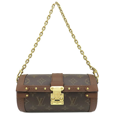 ルイヴィトン LOUIS VUITTON パピヨン トランク M57835 モノグラム モノグラムキャンバス 2WAYバッグ ゴールド金具 茶 ハンドバッグ ショルダーバッグ