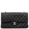 シャネル CHANEL マトラッセ 25 フラップバッグ A01112 ブラック ラムスキン ショルダーバッグ シルバー金具 黒 ダブルフラップ ダブルチェーン Wチェーン