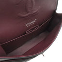 シャネル CHANEL マトラッセ 25 フラップバッグ A01112 ブラック ラムスキン ショルダーバッグ シルバー金具 黒 ダブルフラップ ダブルチェーン Wチェーン