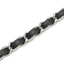 シャネル CHANEL マトラッセ 25 フラップバッグ A01112 ブラック ラムスキン ショルダーバッグ シルバー金具 黒 ダブルフラップ ダブルチェーン Wチェーン