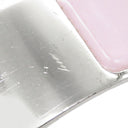 エルメス HERMES クリッククラックH GM ピンク×シルバー メタル エナメル ブレスレット シルバー金具 Hブレス