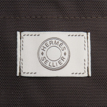 エルメス HERMES サックドパンサージュ グルーム ルージュアッシュ コットン ポリウレタン ポリアミド 2WAYバッグ シルバー金具 赤 ショルダー トート