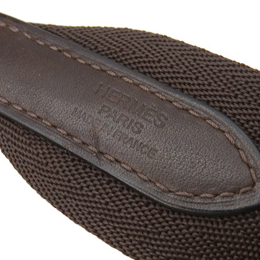 エルメス HERMES サックドパンサージュ グルーム ルージュアッシュ コットン ポリウレタン ポリアミド 2WAYバッグ シルバー金具 赤 ショルダー トート