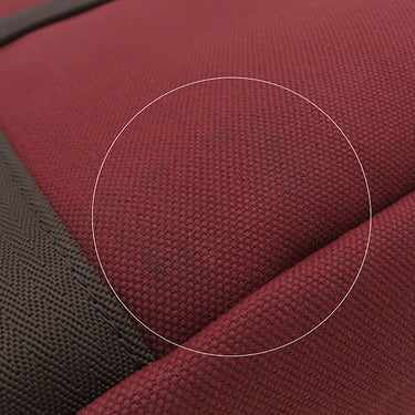 エルメス HERMES サックドパンサージュ グルーム ルージュアッシュ コットン ポリウレタン ポリアミド 2WAYバッグ シルバー金具 赤 ショルダー トート