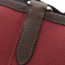 エルメス HERMES サックドパンサージュ グルーム ルージュアッシュ コットン ポリウレタン ポリアミド 2WAYバッグ シルバー金具 赤 ショルダー トート