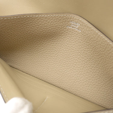 エルメス HERMES ドゴンロング トレンチ トゴ 長財布 シルバー金具